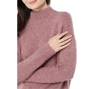 NWT Madewell Cozy purple Dillon Mockneck Sweater